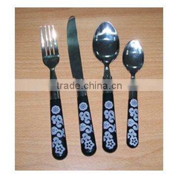 Stainless Steel Cutlery with Plastic Handle