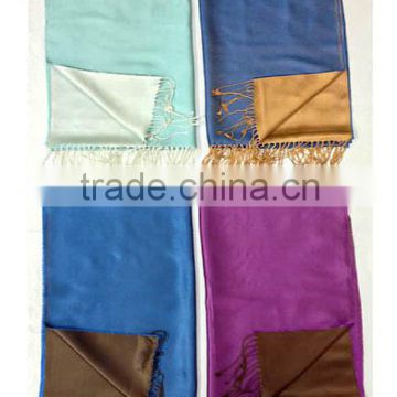 Reversible Pure Silk Shawls