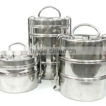 Stainless Steel Clip Tiffin