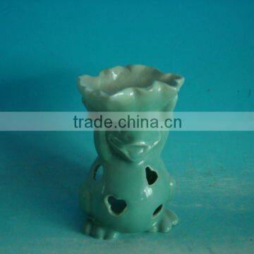 ceramic tart warmer with frog design