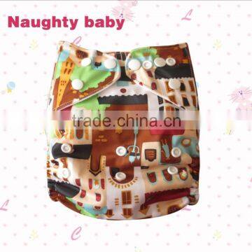 Sell Naughty baby popular B series printed Baby Cloth Diapers Eco-friendly cloth diaper