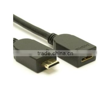 Mini HDMI Extension Cable Meets HDMI 1.4 spec 3D Capable Ethernet Capable