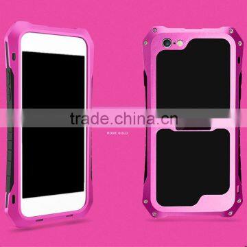 Aluminum Alloy + Silicone Hybird Armor Rugged Shockproof Phone Case photo-4