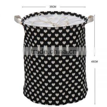 Most Popular Storage Basket Foldable Shelf standing Laundry Basket with Lid