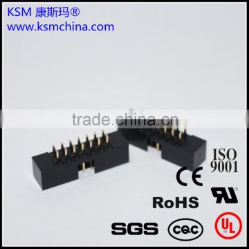 Box Header 2.54mm V/T black 10~40pin