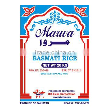 20 Kg Marwa Super Kernal Basmati Rice