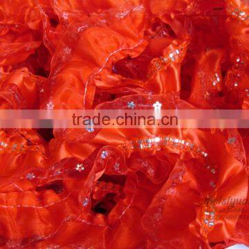 useful wholesale clothing red decoration festival trim