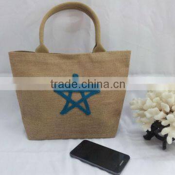 Fashion linen shopping bag OEM factory linen bag