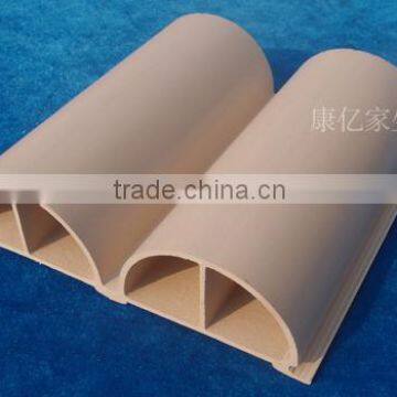 PVC wood wall panel 232 big round wall board