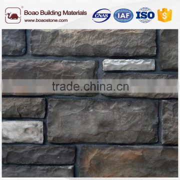 Artificial stone wall covering panel