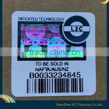 High Security Hologram Paper Label, Hologram Print on Paper