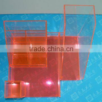 China custom acrylic office supplies display box