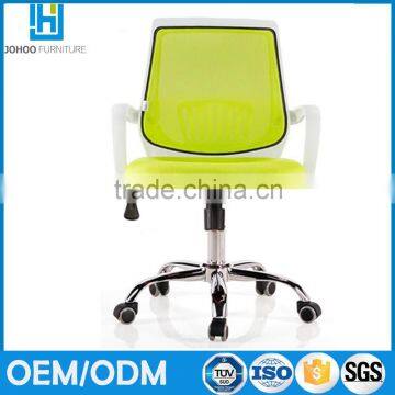China Manufacturer Arm Chair Furniture Mid Back Ergonomic Rotating Gas Lift Mesh Training Chair With Castors photo-6