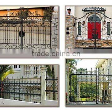 Decorative and good quality iron gate series