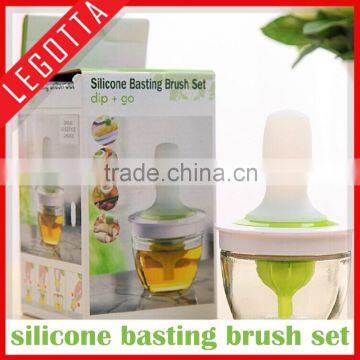 2015 hot sale newest eco-friendly smart silicone pastry brush for basting