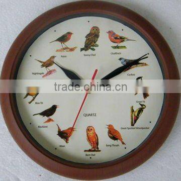 Cason bird sound quartz-product wall clock