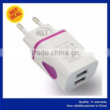 Japan Cell Phone Charger CE ROHS FCC Approved Premium Quality 2 Ports Double USB photo-3