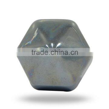 Ceramic Grey Polygon Knob