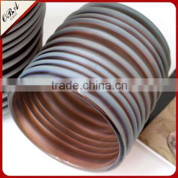 Wholesale Handmade Purple Cylindrical Glass Vase, Hand Carved Art Glass Flower Vase Bottle photo-5