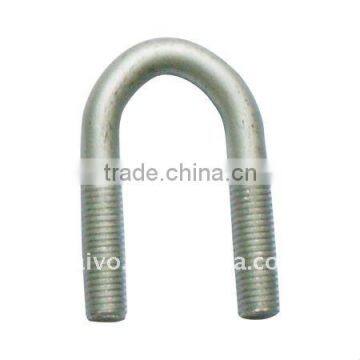 Hot DIP galvanizing outer hexagonal bolt with nut for used on transmission line