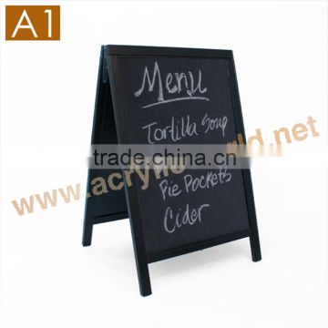 hanging black chalkboard