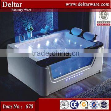 5 star hotel acrylic bathtub , 8mm thickness strict hotel standard acrylic massage bathtub