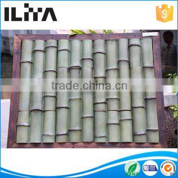 Green Artificial Bamboo Stone for Wall