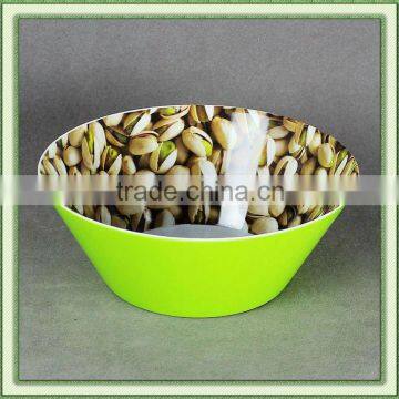 V shaped melamine bowl