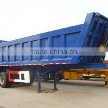 2 axle gooseneck rear Dump Trailer/ Tipping Semi Trailer/ Tipper Trailer For Sale