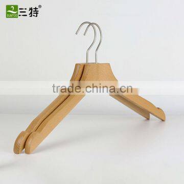 44.5cm Length Men Shirt Curved Wooden Clothes Hangers