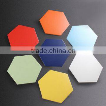 foshan tile for home design blue color hexagon tiles