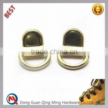 Plating Gold Metal Shoe Lace D Ring Eyelet