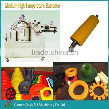 Medium-high temperature PU gel elastomer pouring machine