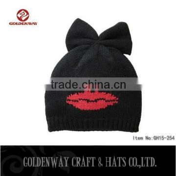 wholesale Knitted Hat knitted Beanie And Print Beanie Hat