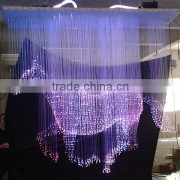 Wonderful optic fiber chandelier lighting with 45w led engine