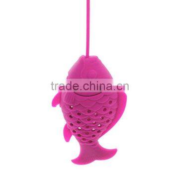 Eco-friendly Good Quality Fish Shape Tea Infuser Silicone