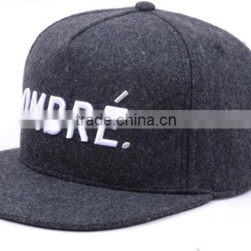 Cheap Custom Cap Flat Bill 6 Panel Embroidered Wholesale Snapback Corduroy