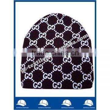 Full printing acrylic beanie hat