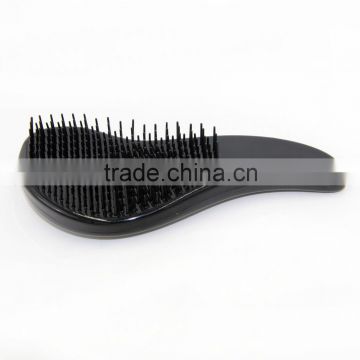 New design portable soft hair brush Black magic hair comb