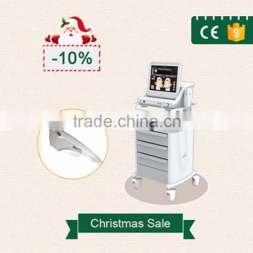 2016 high effcient ultrasound face lift machine for forehead wrinkle removal for beauy machine