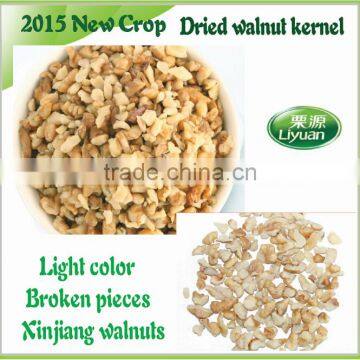 2015 New Crop Dried Light / Amber Broken Walnut Kernels Pieces