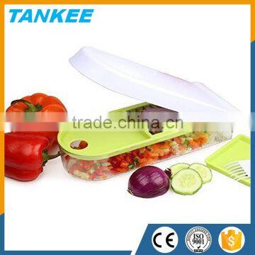 Eco-friendly feature kitchen food chopper stainless steel metal type onion vegetable slicer