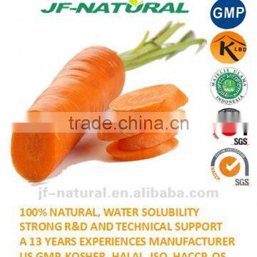 100% Natural Carrot Extract Powder manufacture ISO, GMP, HACCP, KOSHER, HALAL certificated