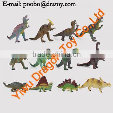 12 pcs of dinosaur plastic toys for collection