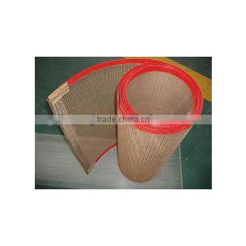 export PTFE Coated Fiberglass Open Mesh Conveyor Belt/4*4mm mesh size