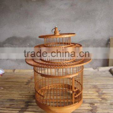 New design of bamboo bird cage, bird cage wire mesh