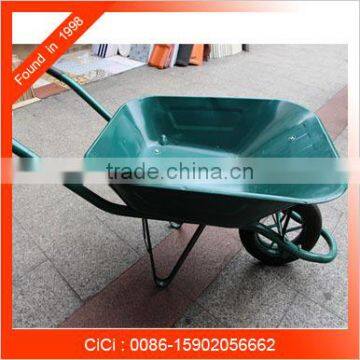 Metal Tray Material and Solid Wheel Type Construction Wheelbarrow