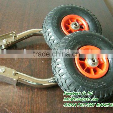 inflatable boat launching wheels