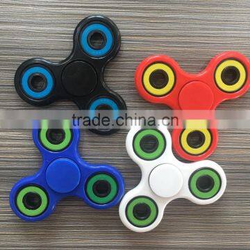 Colorful Fidget Toy Finger Spinner With Ceramic 608 Bearings Red Blue photo-4