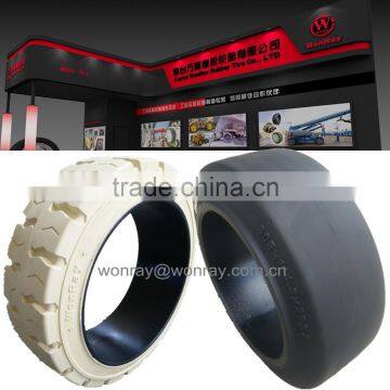 China hot sale 16x6x10 1/2 press on solid tires supplier with full size for low speed special cars